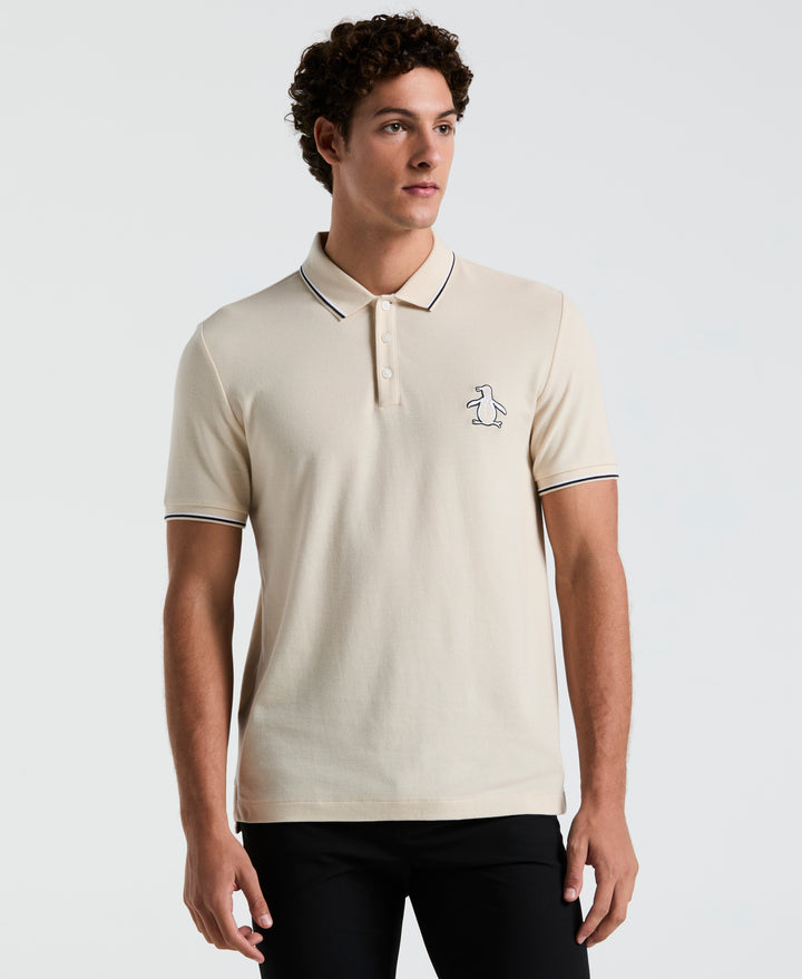 Cotton Pique Mega Pete Polo (Birch) 