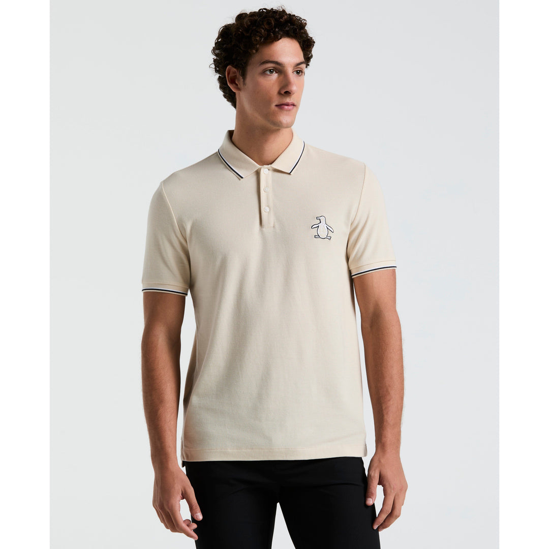 Cotton Pique Mega Pete Polo (Birch) 