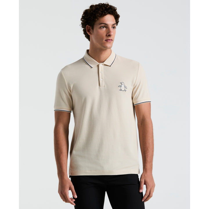 Cotton Pique Mega Pete Polo (Birch) 