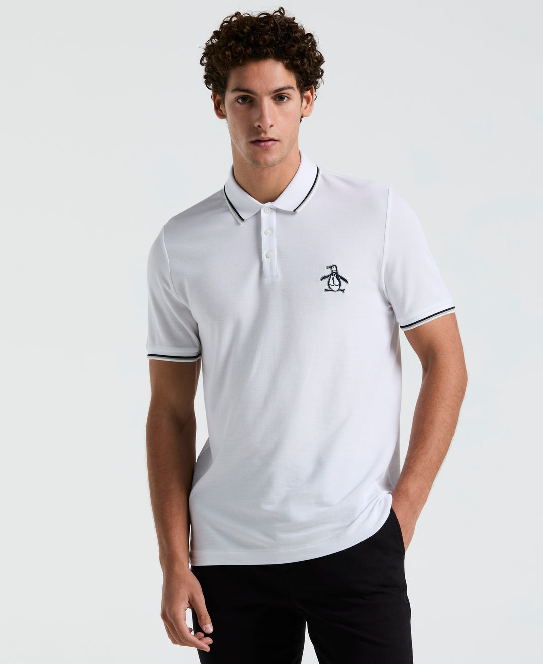 Mega Pete Pique Polo (Bright White) 