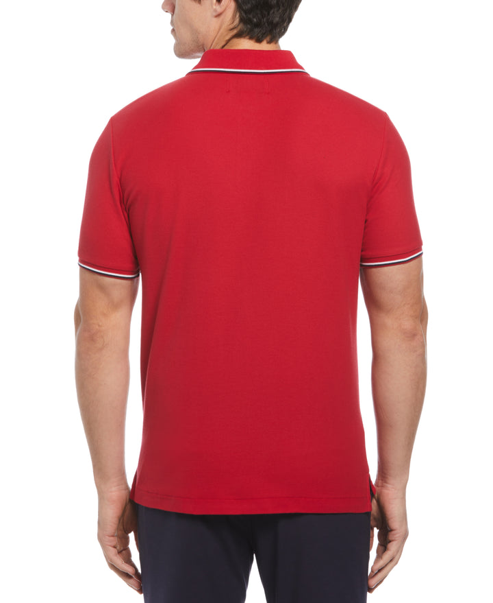Mega Pete Pique Polo (Red) 