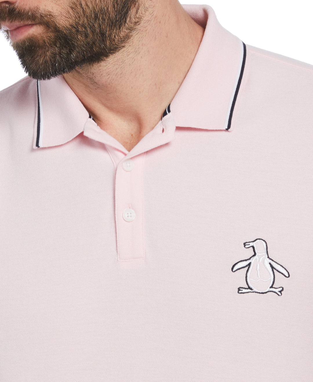 Mega Pete Pique Polo (Parfait Pink) 