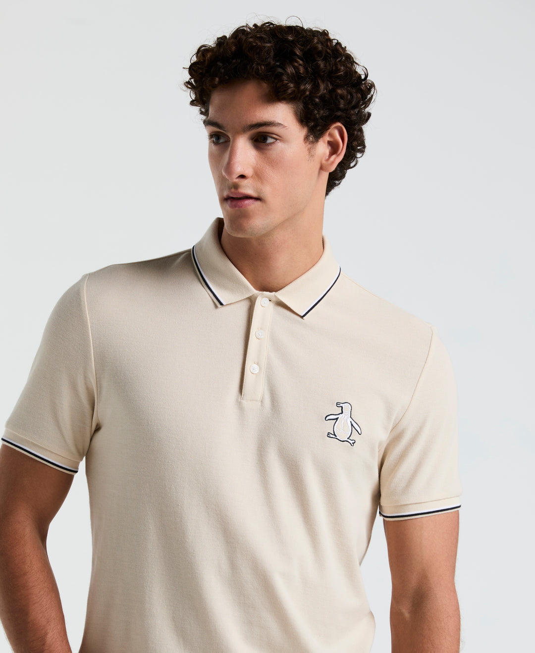 Cotton Pique Mega Pete Polo (Birch) 
