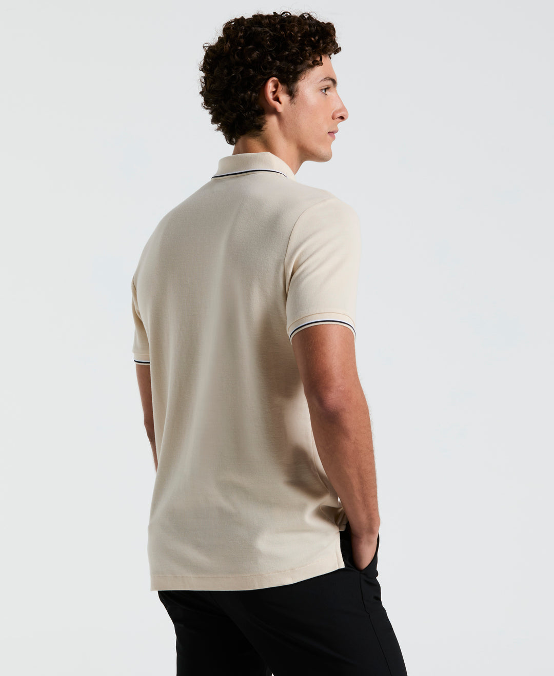 Cotton Pique Mega Pete Polo (Birch) 