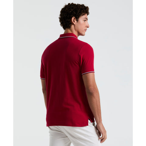 Cotton Pique Mega Pete Polo (Red) 
