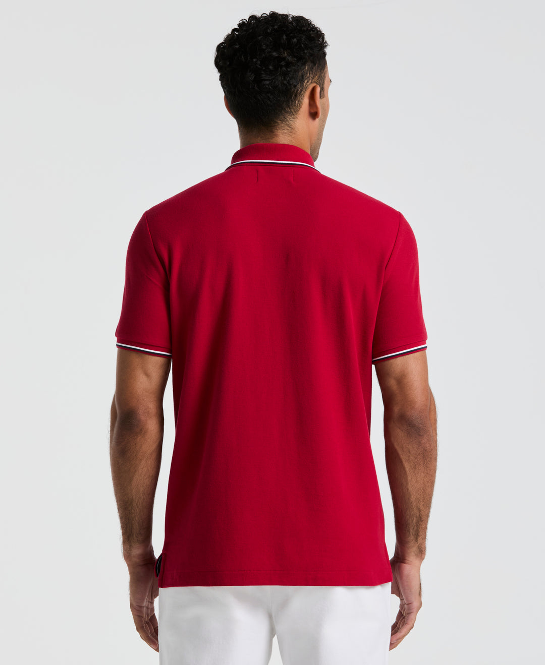 Cotton Pique Mega Pete Polo (Red) 