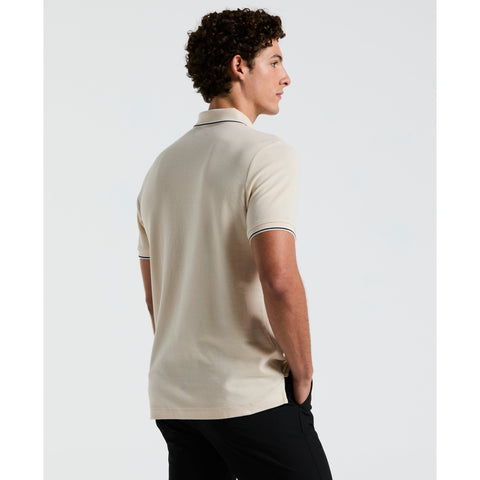 Cotton Pique Mega Pete Polo (Birch) 