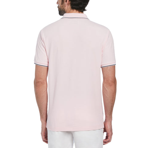 Cotton Pique Mega Pete Polo (Parfait Pink) 