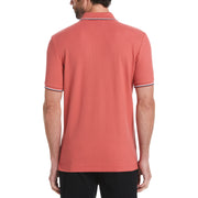 Cotton Pique Mega Pete Polo (Mineral Red) 