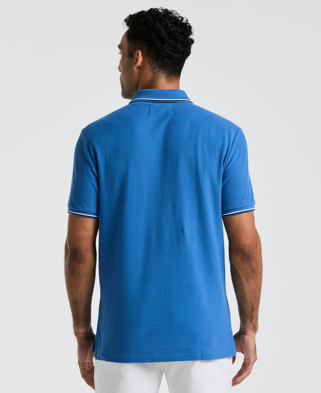 Cotton Pique Mega Pete Polo (Star Sapphire) 
