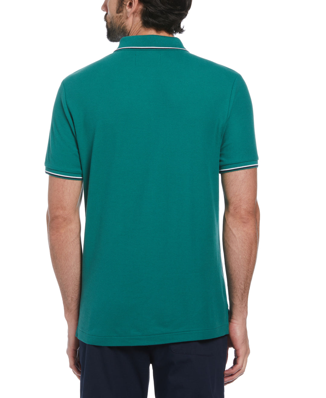 Cotton Pique Mega Pete Polo (Antique Green) 