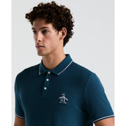Cotton Pique Mega Pete Polo (Blue Wing Teal) 