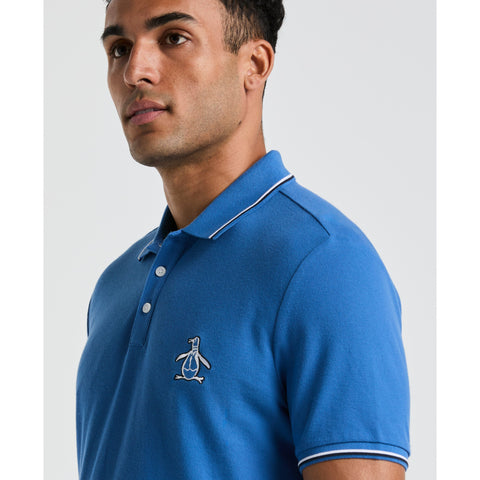 Cotton Pique Mega Pete Polo (Star Sapphire) 