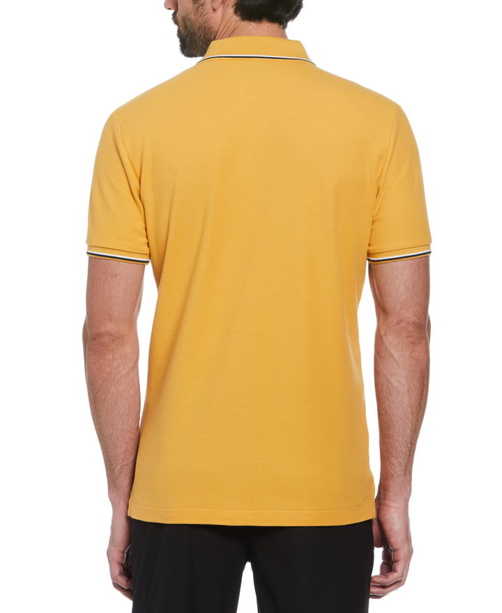 Cotton Pique Mega Pete Polo (Honey Gold) 