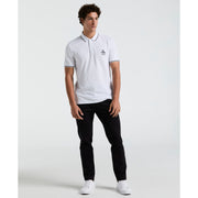 Cotton Pique Mega Pete Polo (Bright White) 