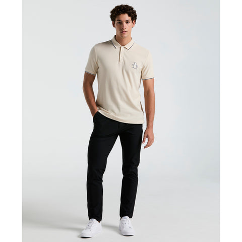 Cotton Pique Mega Pete Polo (Birch) 