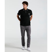 Cotton Pique Mega Pete Polo (True Black) 