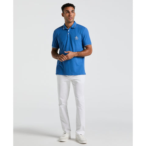 Cotton Pique Mega Pete Polo (Star Sapphire) 