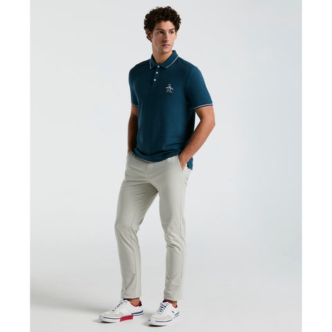 Cotton Pique Mega Pete Polo (Blue Wing Teal) 
