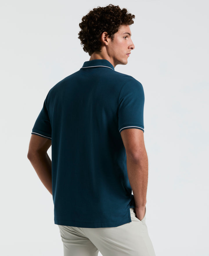Cotton Pique Mega Pete Polo (Blue Wing Teal) 