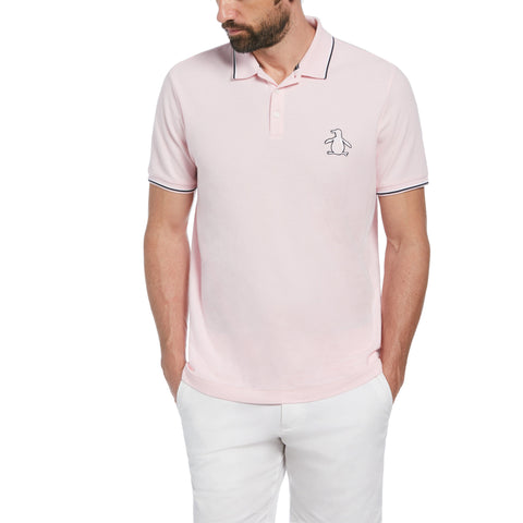 Cotton Pique Mega Pete Polo (Parfait Pink) 