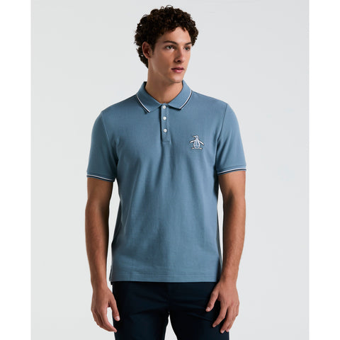 Cotton Pique Mega Pete Polo (Spring Lake) 