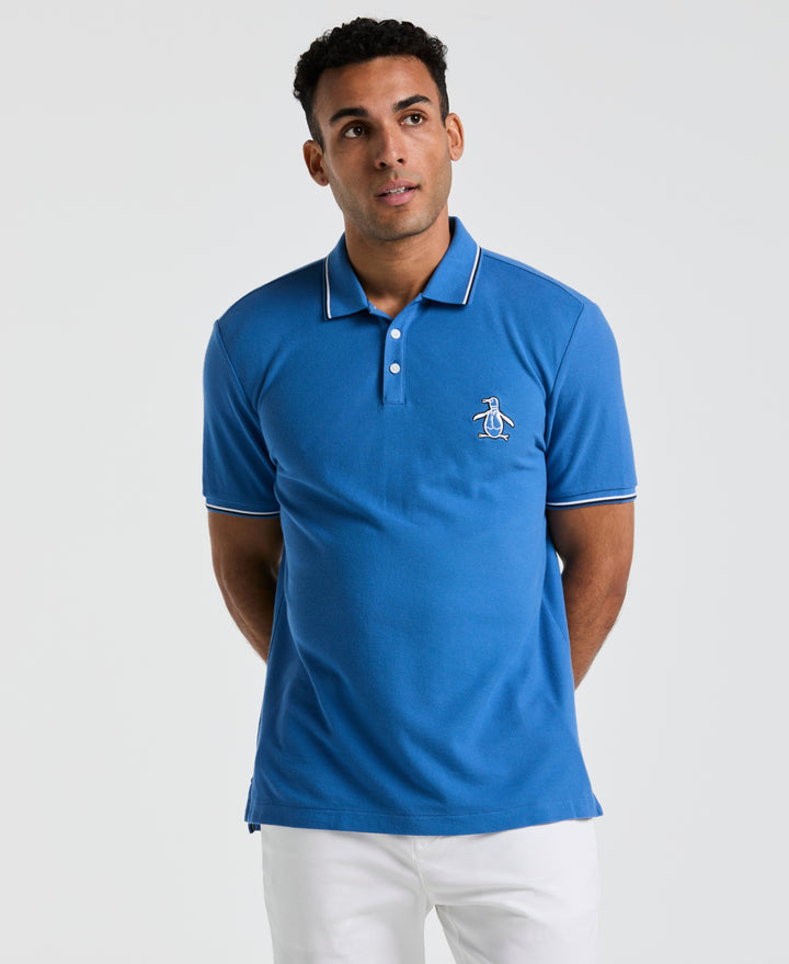 Cotton Pique Mega Pete Polo (Star Sapphire) 