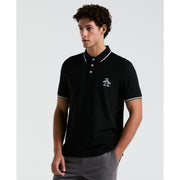 Cotton Pique Mega Pete Polo (True Black) 