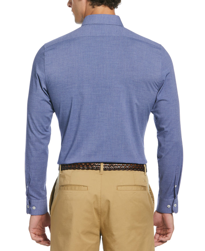 Mélange Floral Dress Shirt  (Indigo Navy) 