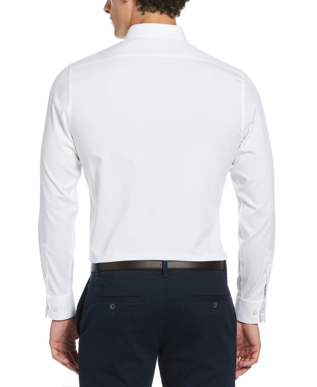 Mélange with Floral Dress Shirt  (White) 