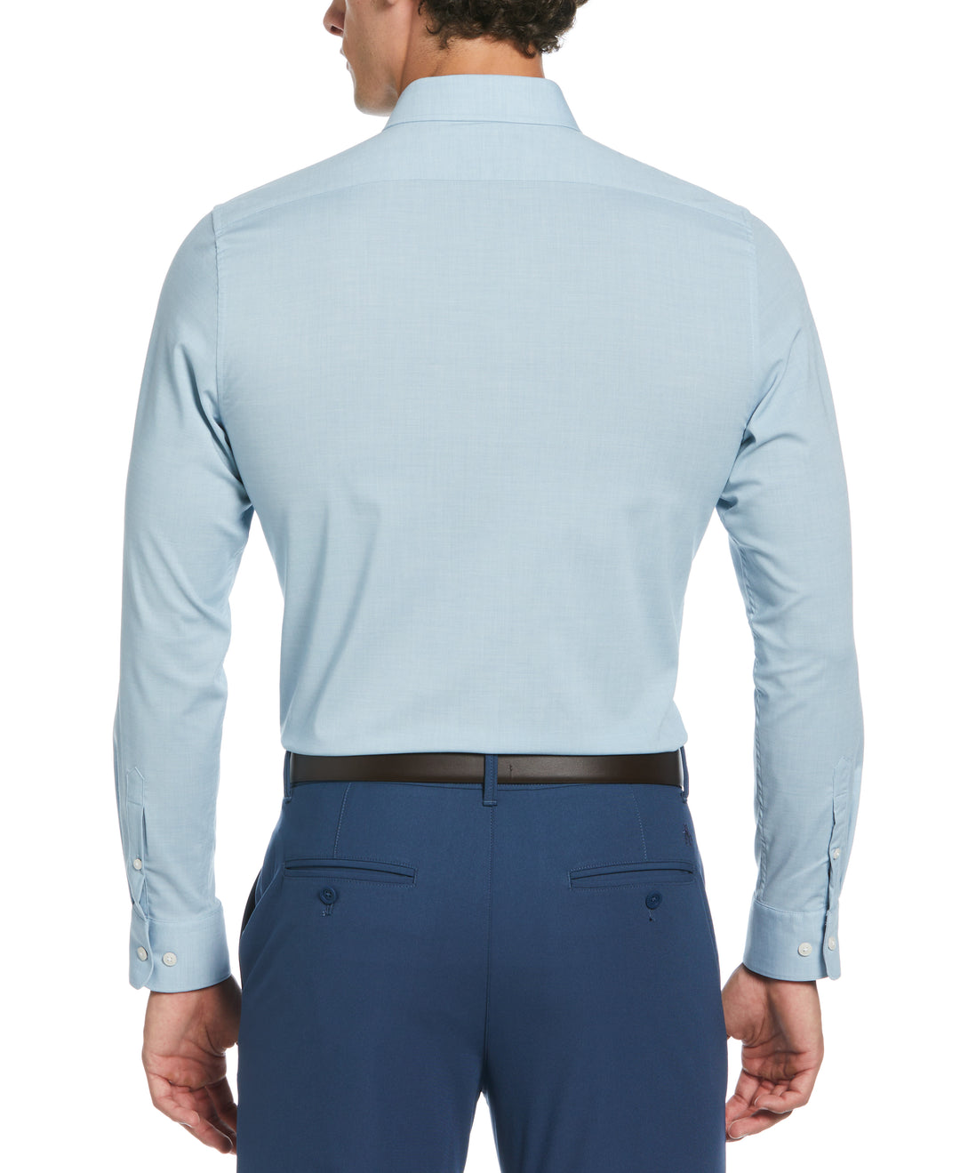 Mélange Floral Dress Shirt  (Aqua) 