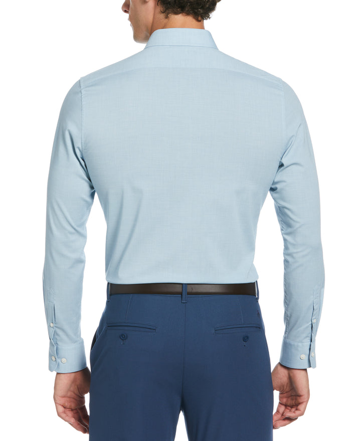 Mélange Floral Dress Shirt  (Aqua) 