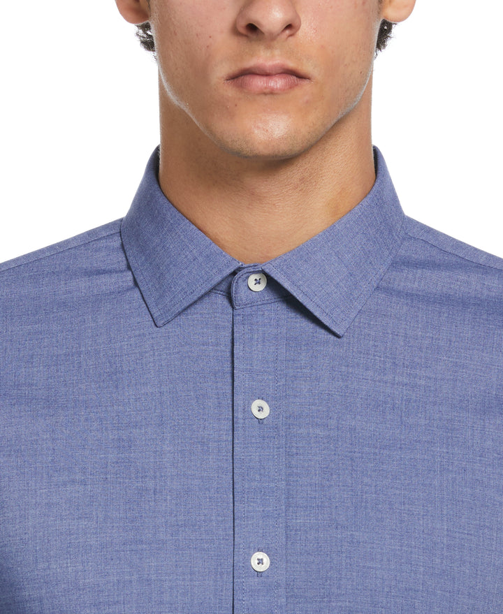 Mélange Floral Dress Shirt  (Indigo Navy) 