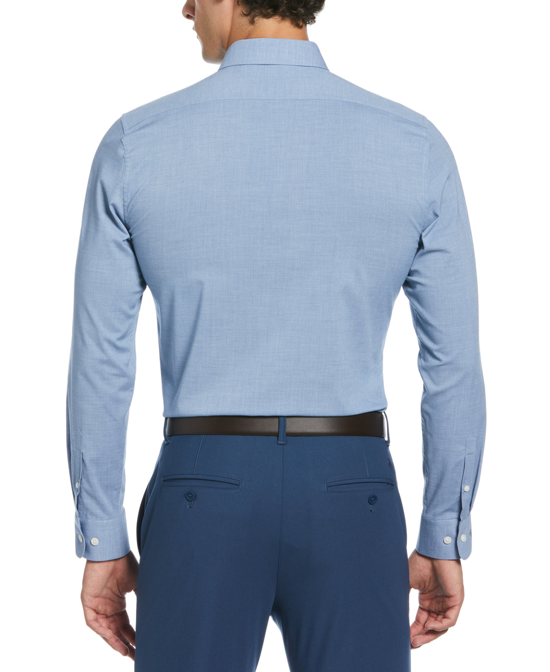 Mélange Floral Dress Shirt  (Light Blue) 