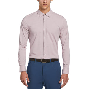 Mélange with Floral Dress Shirt  (Pink) 