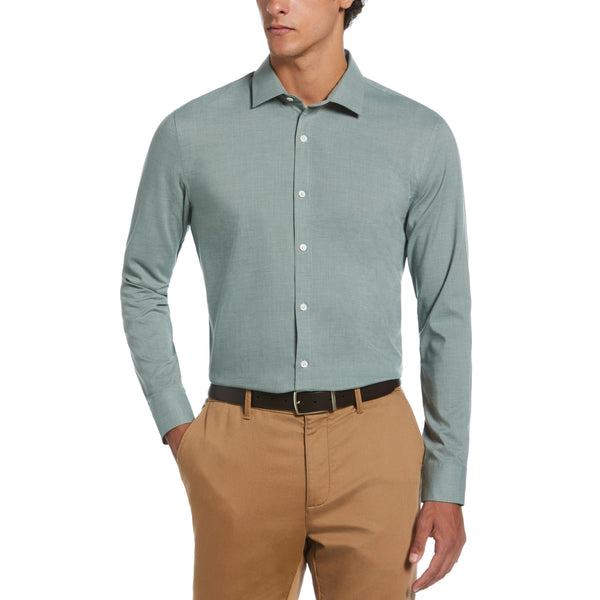 Melange-Floral-Dress-Shirt-