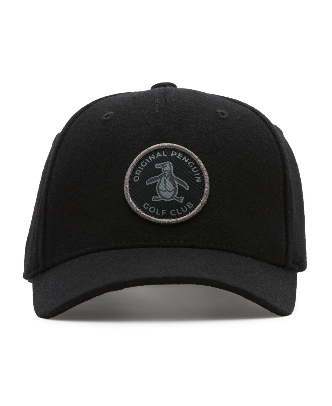 Melton Wool Adjustable Cap (Caviar) 