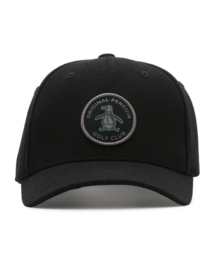 Melton Wool Adjustable Cap (Caviar) 