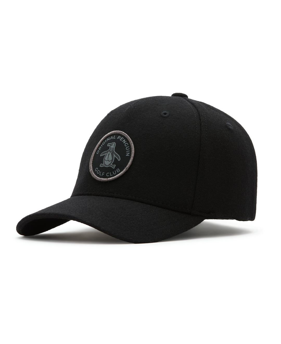 Melton Wool Adjustable Cap (Caviar) 