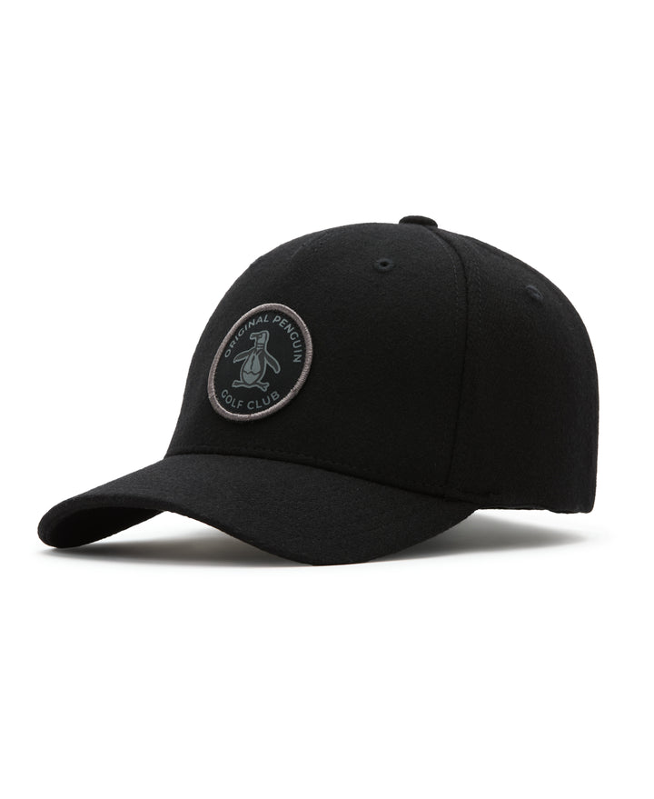 Melton Wool Adjustable Cap (Caviar) 