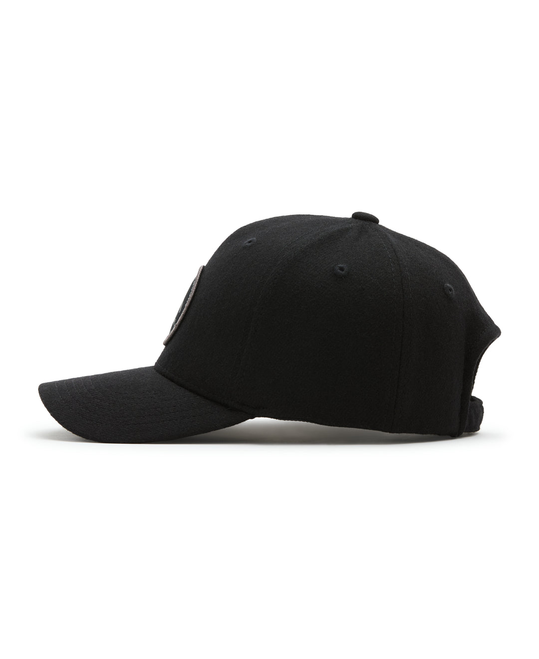 Melton Wool Adjustable Cap (Caviar) 