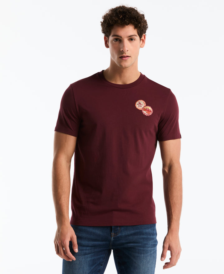 Men's Cotton Bottle Cap Graphic Tee (Port Royale) 