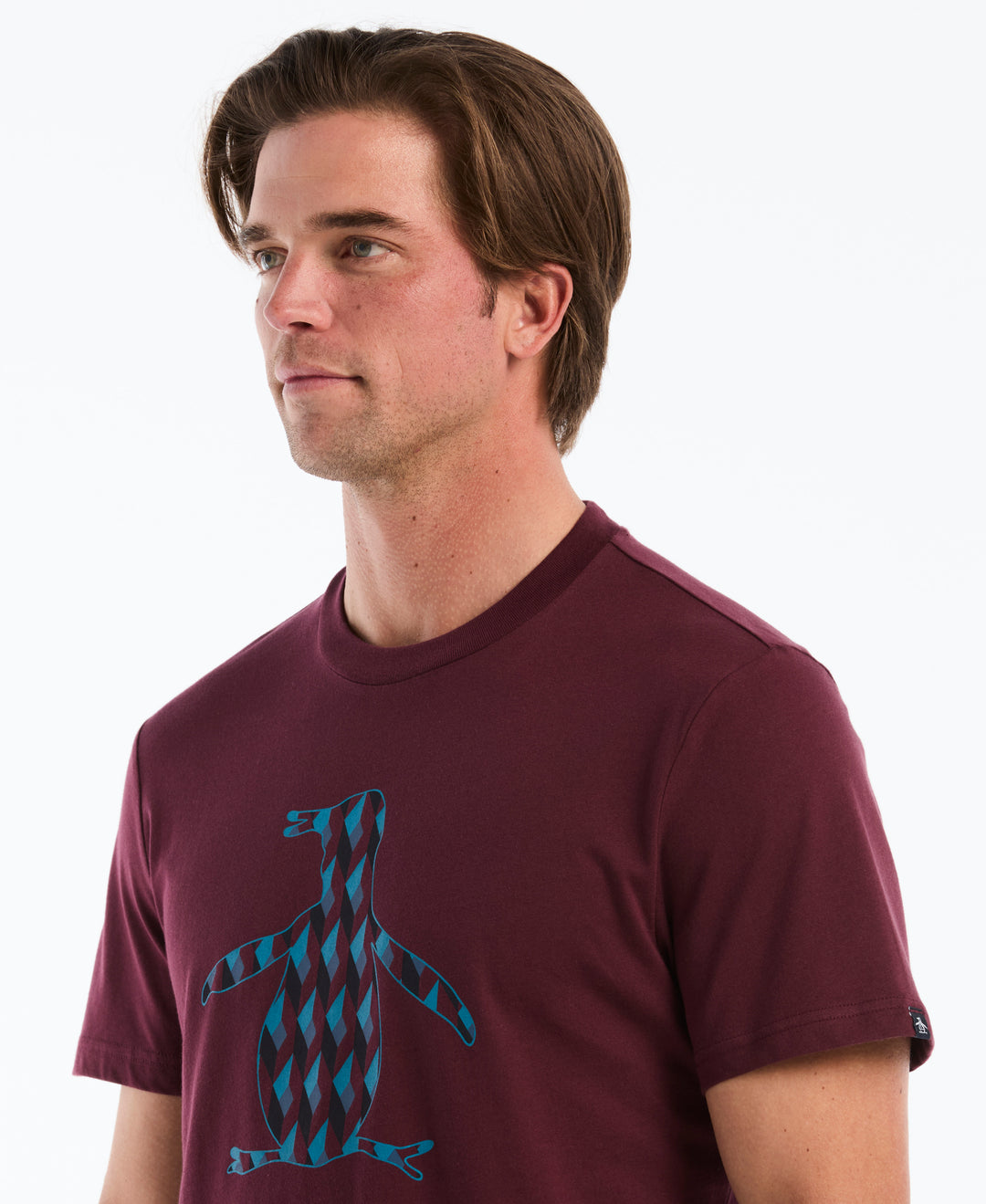 Men's Pete Fill Geo Graphic Cotton Tee (Port Royale) 