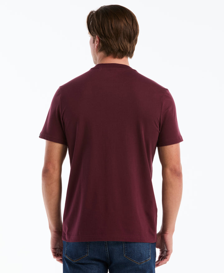 Men's Pete Fill Geo Graphic Cotton Tee (Port Royale) 