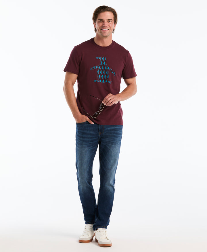 Men's Pete Fill Geo Graphic Cotton Tee (Port Royale) 