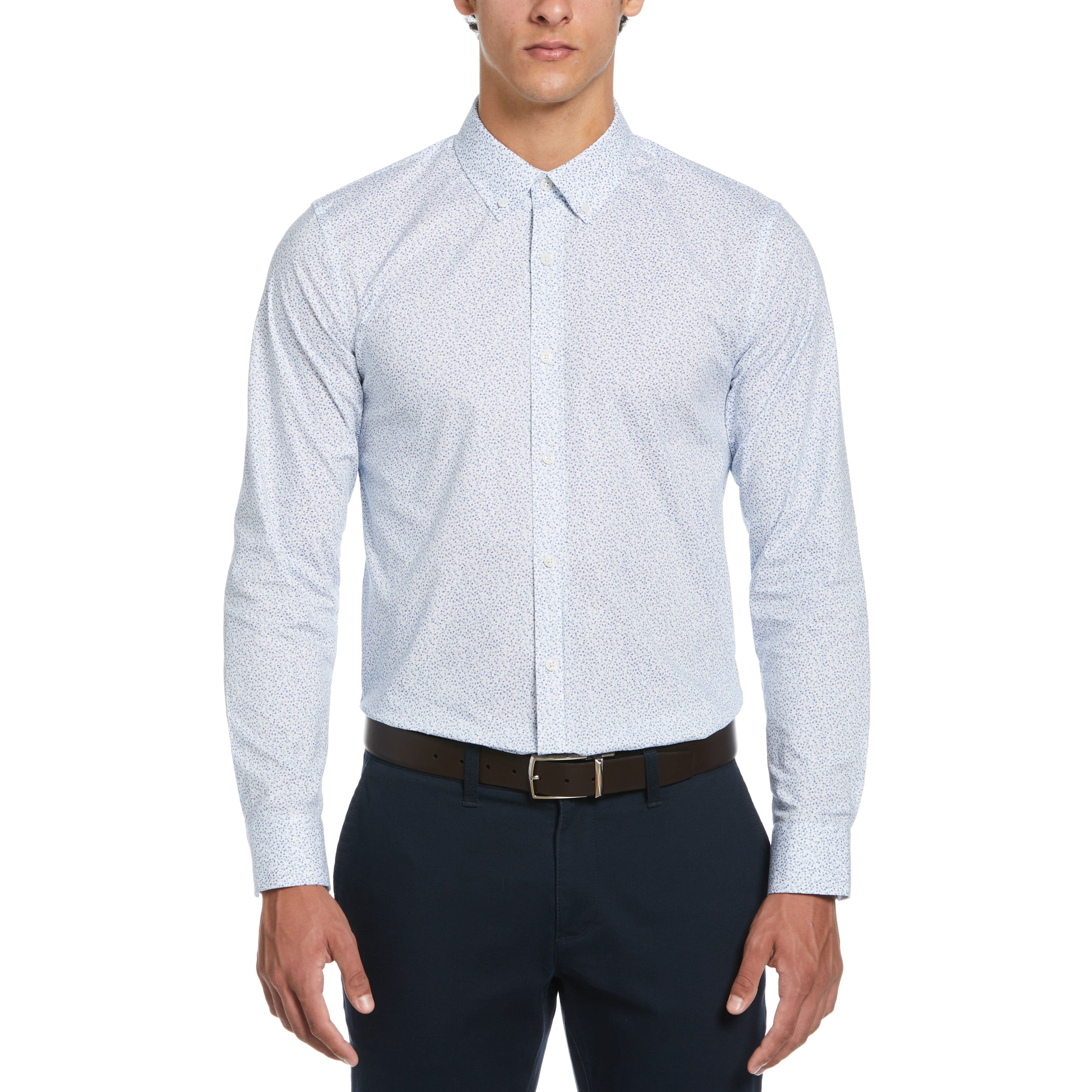 Micro Floral Print Dress Shirt | Original Penguin US