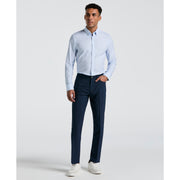 Micro Flower Fields Print Dress Shirt (Blue Dust) 