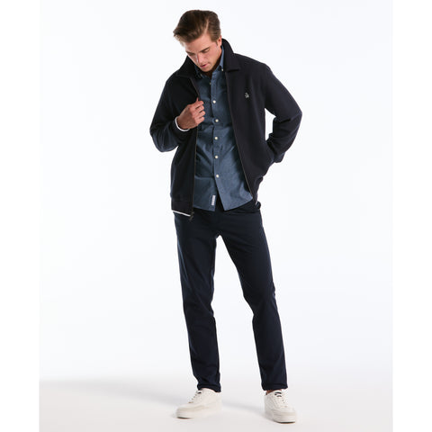 Micro Geo Print Cotton Shirt-Shirts-Original Penguin