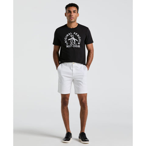 Micro Twill Slim Fit Short-Shorts-Original Penguin