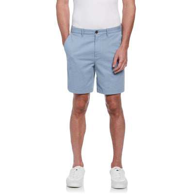 Micro Twill Slim Fit Short (Faded Denim) 